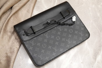 Replica Top Quality Louis Vuitton M80107 Pochette Combines Monogram Eclipse Coated Canvas