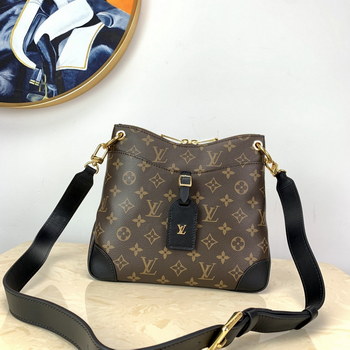 Replica Perfect Replica Louis Vuitton M45355 Odeon MM Stylish and Functional Shoulder Bag Monogram Coated Canvas Black