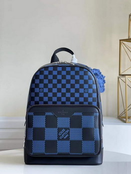 Replica Nice Price Louis Vuittion N50021 Louis Vuitton Campus Backpack Navy Damier Infini 3D Cowhide Leather