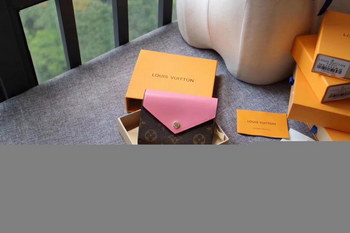 Replica Replica Louis Vuitton M62933 Zoe Wallet Monogram Empreinte Leather Rose Ballerine