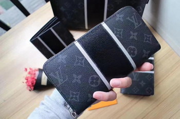 Replica Louis Vuitton M64645 Zippy Organiser Monogram Eclipse Flash