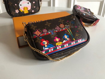 Replica Copy Louis Vuitton M62236 Women Mini Pochette Accessoires Print Monogram Coated Canvas 003
