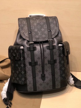 Replica Replica Louis Vuitton M45419 Christopher PM Monogram Eclipse Coated Canvas and Monogram Eclipse Reverse Coated Canvas