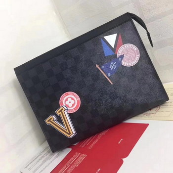 Replica Louis Vuitton N64442 Men Pochette Voyage Bag LV League