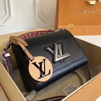 Replica Replica Louis Vuitton M52503 Twist MM Epi Leather Noir