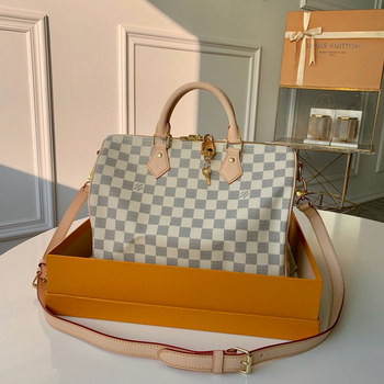 Replica Replica Louis Vuitton N41370 Speedy 30 Damier Azur Coated Canvas