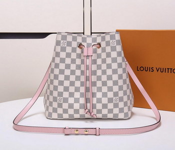Replica Original Copy Louis Vuitton N40152 NeoNoe Damier Azur Canvas Eau de Rose Pink