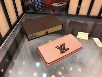 Replica Louis Vuitton M61178 Twist Wallet Rose Ballerine Epi Leather