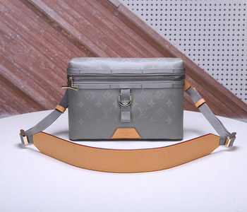 Replica Cheapest Louis Vuitton M43889 Men Messenger PM Monogram Titanium Coated Canvas