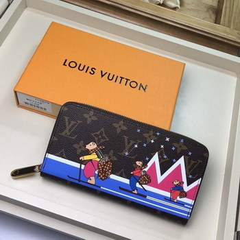 Replica Discount Louis Vuitton M63379 Women Zippy Christmas Wallet Monogram Nvprod Canvas