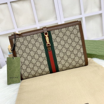 Replica AAA Gucci Jackie 1961 Pouch 647332 Monogram Canvas