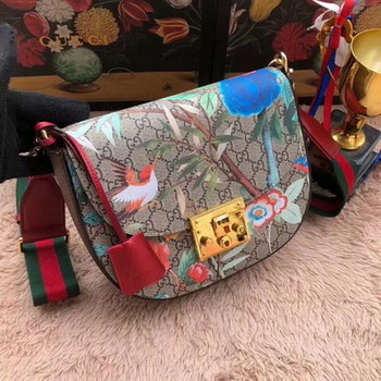 Replica Cheap Gucci 453189 Print Padlock Medium GG Women Shoulder Bag