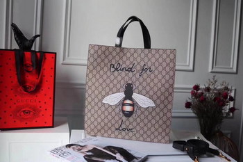 Replica Gucci ???450950 Bee Print Soft GG Supreme Men Tote Bag