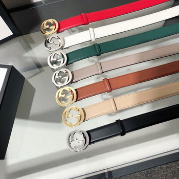 Replica Cheap Replica Gucci Women Leather Belts Width 25mm 165