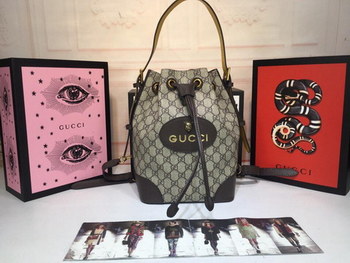 Replica Gucci 473875 GG Supreme Women Bucket Backpack