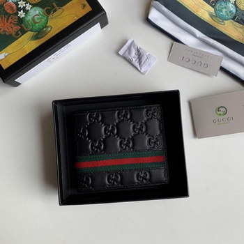 Replica Replica Gucci 138042 Men Signature Web Wallet