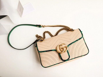 Replica Replica Gucci Women Online Exclusive GG Marmont Raffia Small Shoulder Bag 443497