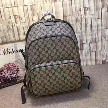 Replica Gucci 322069 Coffee GG Supreme Men Backpack