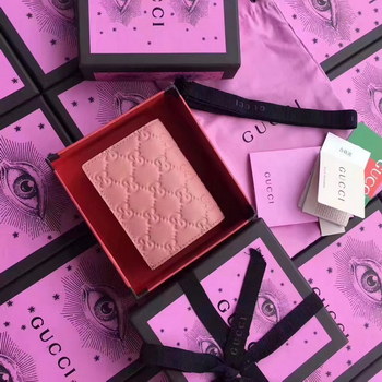 Replica Gucci 410120 Signature Card Case Pink