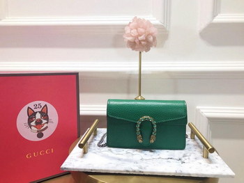 Replica Top Quality Gucci 476432 Dionysus GG Blooms Super Mini Bag Green