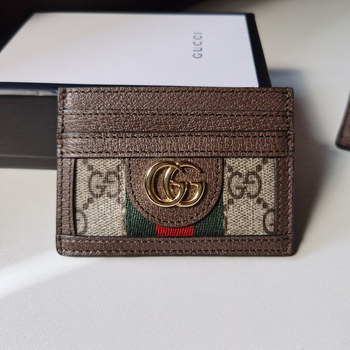 Replica Replica Gucci Card Case Wallet Black 523159