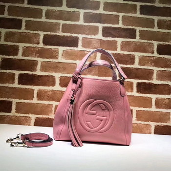 Replica Gucci 336751 Women Soho Leather Shoulder Bag Pink