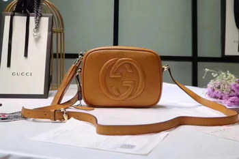 Replica Gucci 308364 Soho Leather Disco Bag Yellow