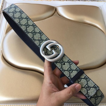 Replica Gucci Men Belt 031 With Silver Buckle