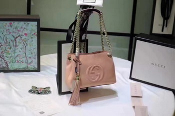 Replica Gucci 387043 Soho Leather Shoulder Bags Pink