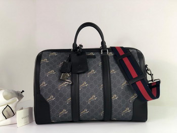 Replica New Replica Gucci 478323 Men Soft GG Supreme Tigers Carry on Duffle