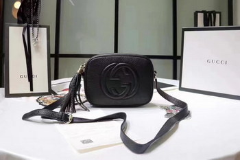 Replica Gucci 308364 Soho Leather Disco Bag Black