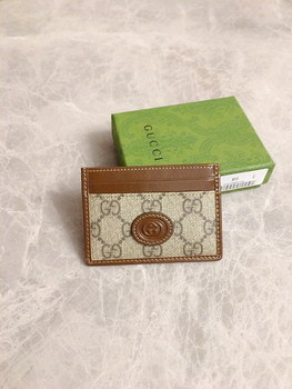 Replica Cheap Gucci Men and Womens Small Card Bag Brown 673002