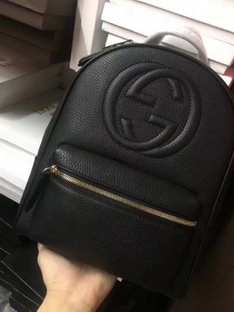 Replica Gucci 431570 Soho Leather Women Backpcak Black