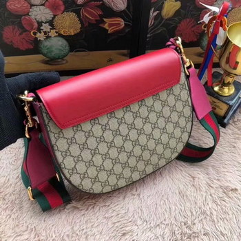 Replica Cheap Gucci 453189 Padlock Medium GG Shoulder Bag Red