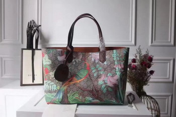 Replica Gucci 412096 Tian GG Supreme Tote Brown
