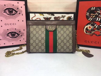 Replica Gucci 503877 Ophidia GG Small Shoulder Bag Brown
