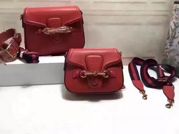 Replica Gucci 384821 Lady Web Original GG Shoulder Bag Red