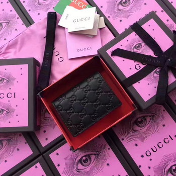 Replica Gucci 410120 Signature Card Case Black
