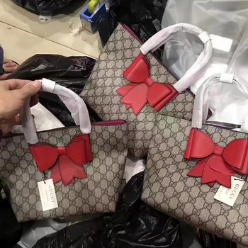 Replica Gucci 410812 Childrens GG Ducks Tote Bag