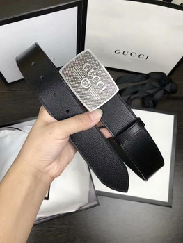 Replica Cheap Replica Gucci Men Belt Width 38cm With Bronze Silver Buckle 053