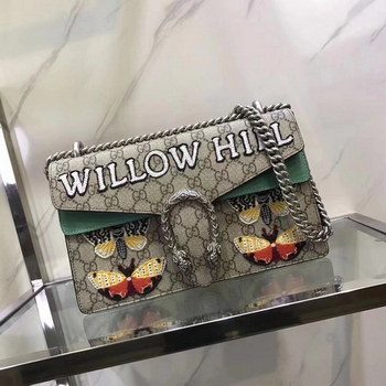 Replica Original Quality Gucci ?400249 Willowhill Dionysus Small GG Supreme Shoulder Bag