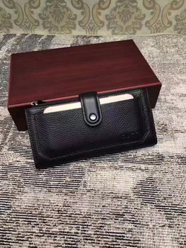 Replica Gucci 201701 Men Leather Hasp Wallet Black