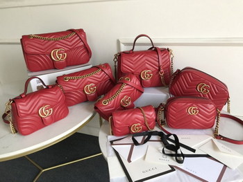 Replica Replica Gucci Marmont Series Red