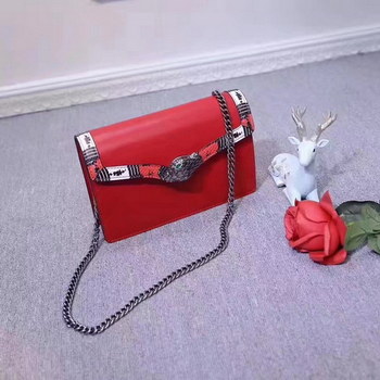 Replica Gucci 453753 Lilith Leather Shoulder Bag Red