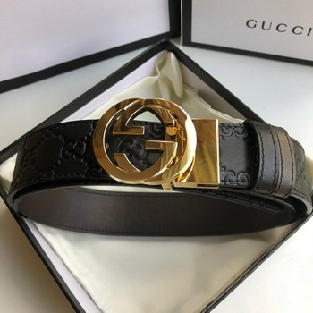 Replica Cheap Replica Gucci Reversible Men Leather Belt Width 38cm 119