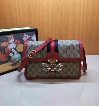 Replica Replica Gucci 524356 Queen Margaret GG Supreme Medium Women Shoulder Bag