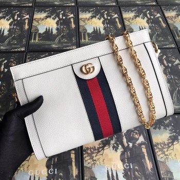 Replica Original Copy Gucci 503877 Women Ophidia Small Shoulder Bag With Chain Strap White
