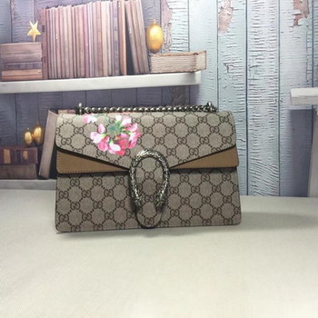 Replica Gucci 400249 Dionysus Small GG Blooms Print Shoulder Bag Khaki