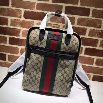 Replica AAA Replica Gucci 495558 GG Supreme Men Backpack