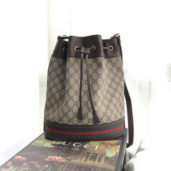 Replica Replica Gucci 540457 Women Ophidia GG Bucket Bag Beige Ebony